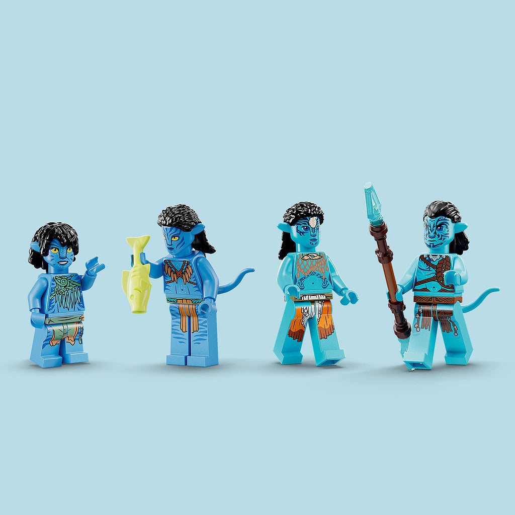 LEGO Avatar: The Way of Water Metkayina Reef Home 75578, Building Toy Set with Village, Canoe, Pandora Scenes, Neytiri and Tonowari Minifigures, Movie Set