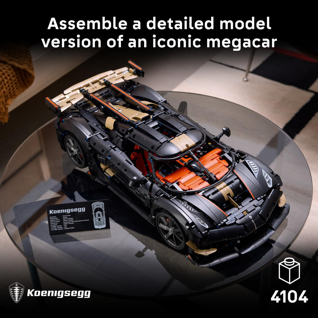 LEGO Technic Koenigsegg Sadair’s Spear Megacar 42232