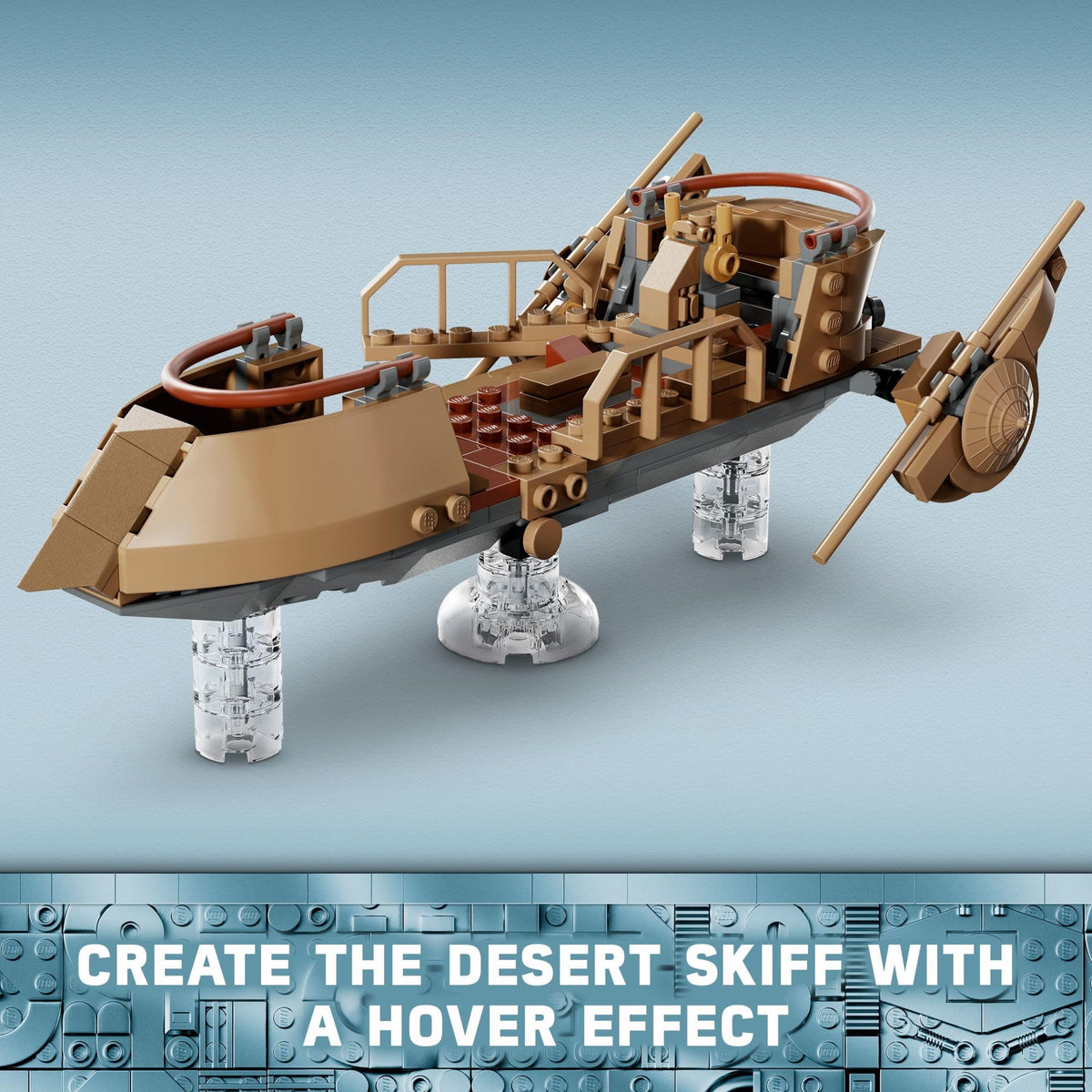 LEGO Star Wars: Return of the Jedi Desert Skiff & Sarlacc Pit, Vehicle Building Set with 25th Anniversary Minifigure Nien Nunb, Collectible Toy for Star Wars Fans, Gift for Kids Ages 9 and Up, 75396