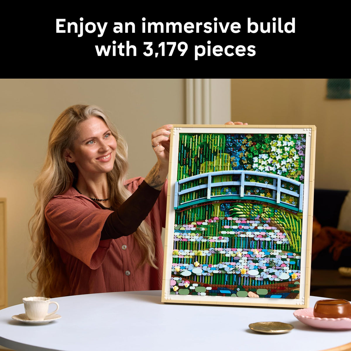LEGO Art Claude Monet – Bridge Over a Pond of Water Lilies 31220