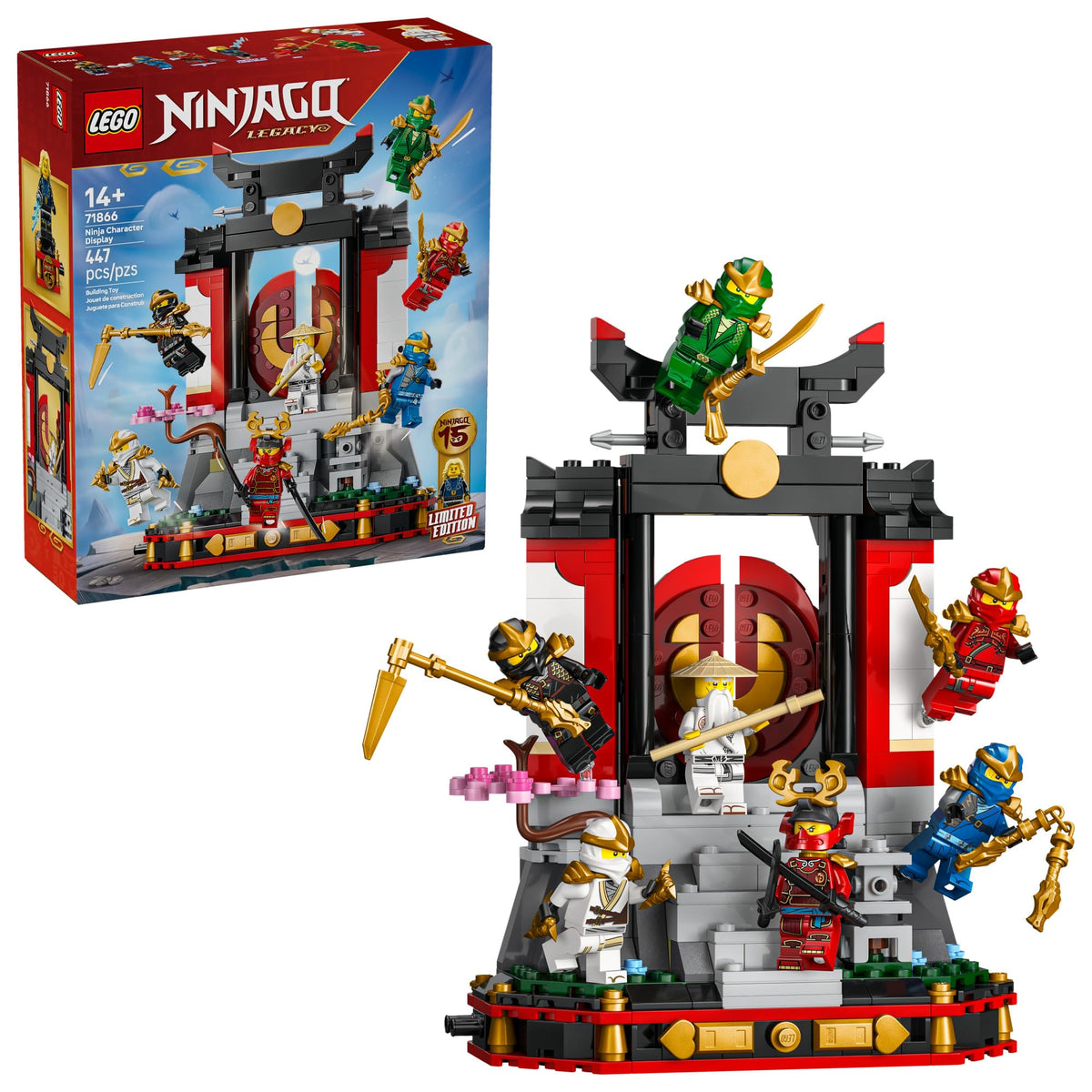 LEGO NINJAGO Ninja Character Display 15th Anniversary 71866