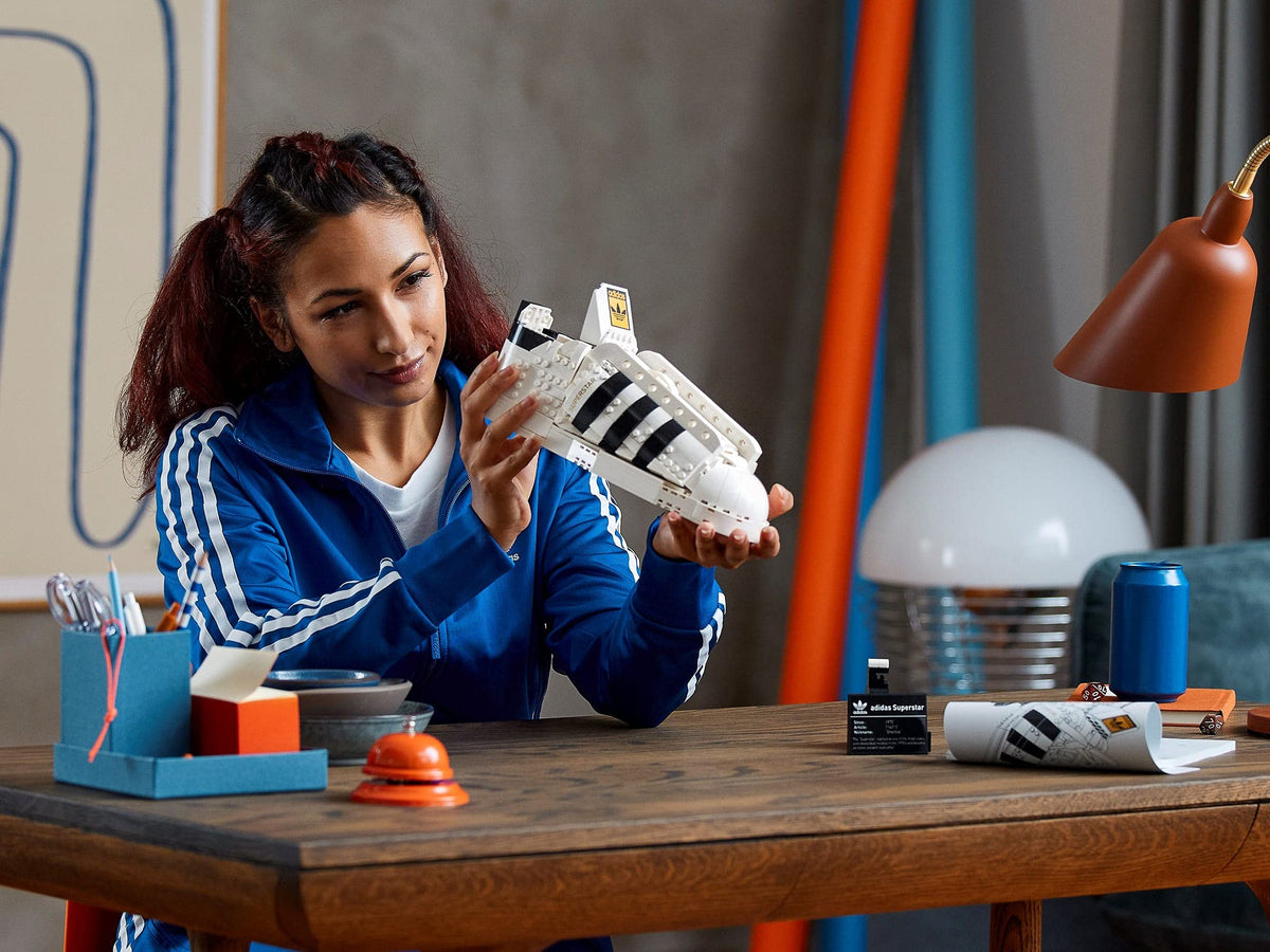 LEGO Adidas Originals Superstar 10282 Building Kit; Build and Display The Iconic Sneaker; New 2021 (731 Pieces)