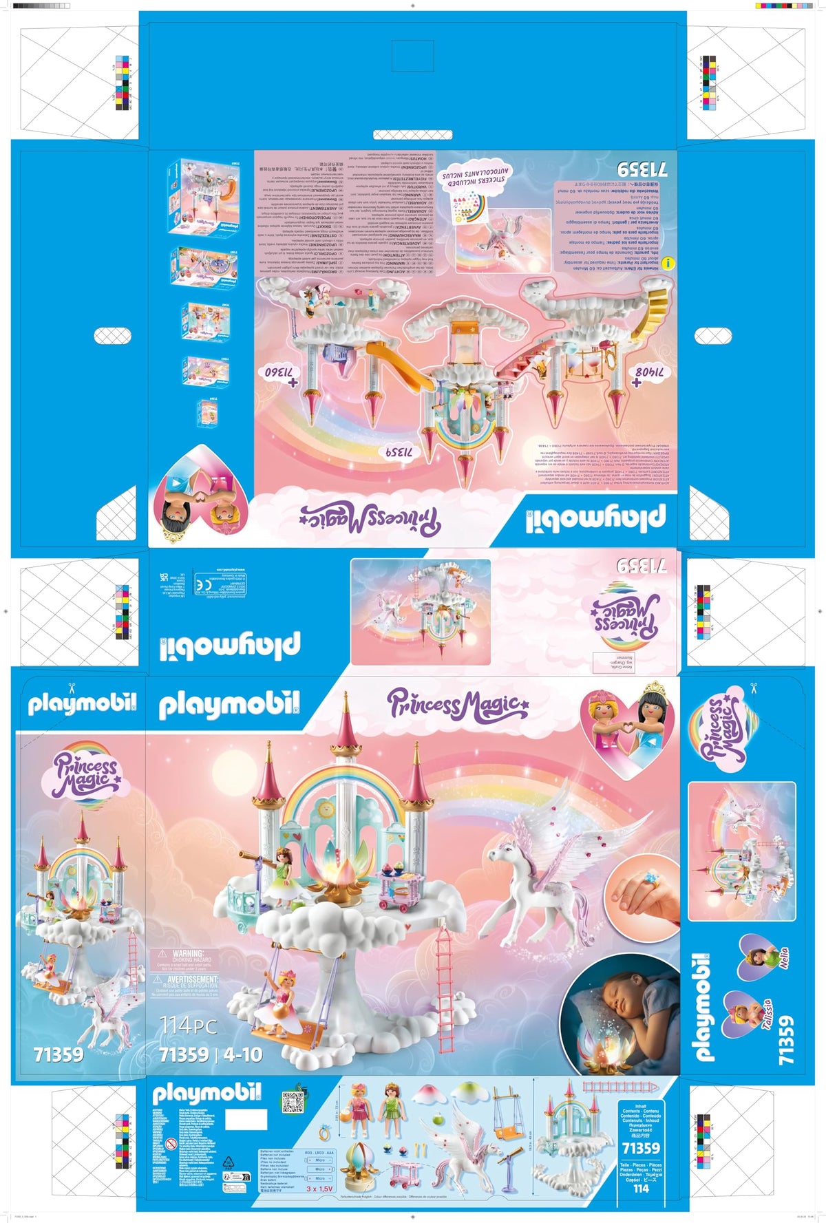Playmobil Rainbow Castle in the Clouds