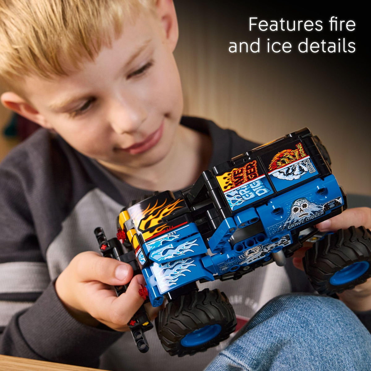 LEGO Technic Monster Jam Grave Digger Fire and Ice 42219
