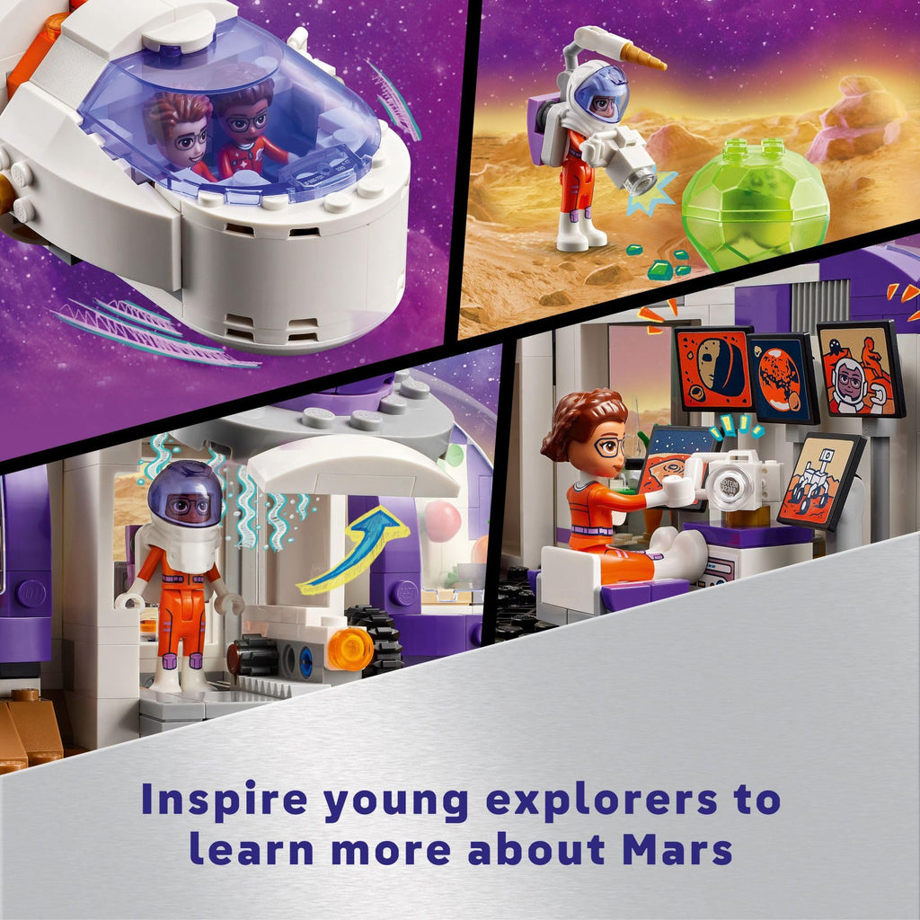 LEGO Friends Mars Space Base and Rocket Set, Science Toy for Pretend Play with 3 Mini-Dolls and Spaceship Toy, Gift for Girls, Boys and Kids Ages 8 and Up who Love Tech and Outer Space Toys, 42605