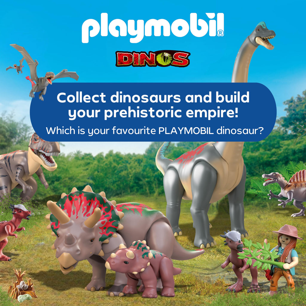 Playmobil Triceratops Family