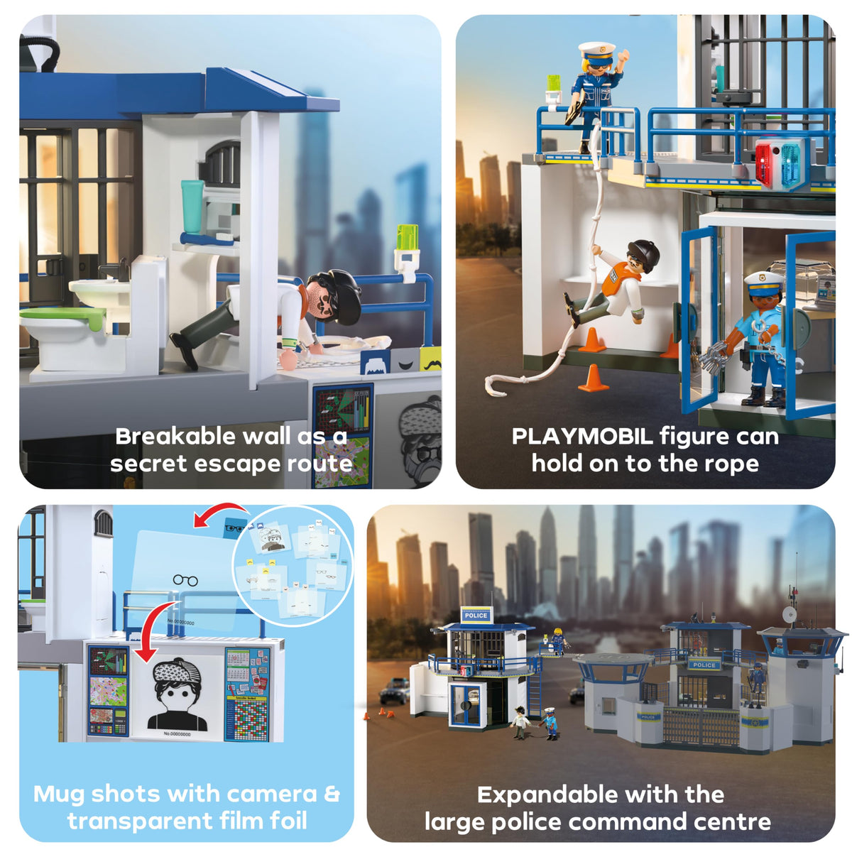 Playmobil Police Station with Investigation Room
