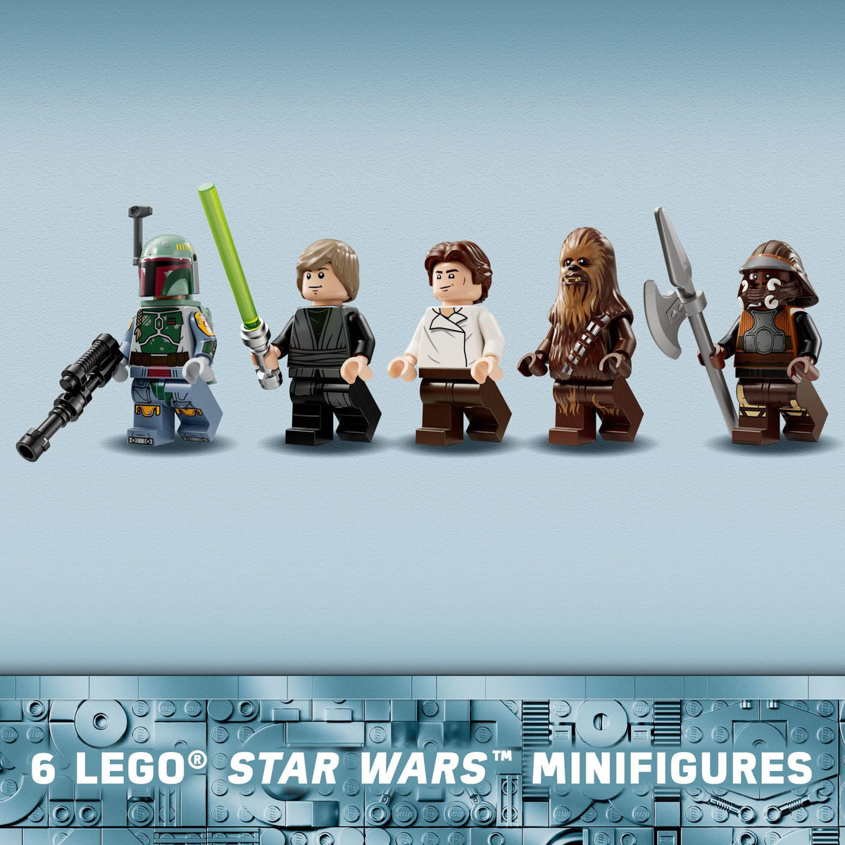 LEGO Star Wars: Return of the Jedi Desert Skiff & Sarlacc Pit, Vehicle Building Set with 25th Anniversary Minifigure Nien Nunb, Collectible Toy for Star Wars Fans, Gift for Kids Ages 9 and Up, 75396