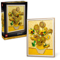 LEGO Art Vincent Van Gogh – Sunflowers Building Set for Adults - Home Decor Idea - Brick Built Painting - Gift for Birthdays - 31215