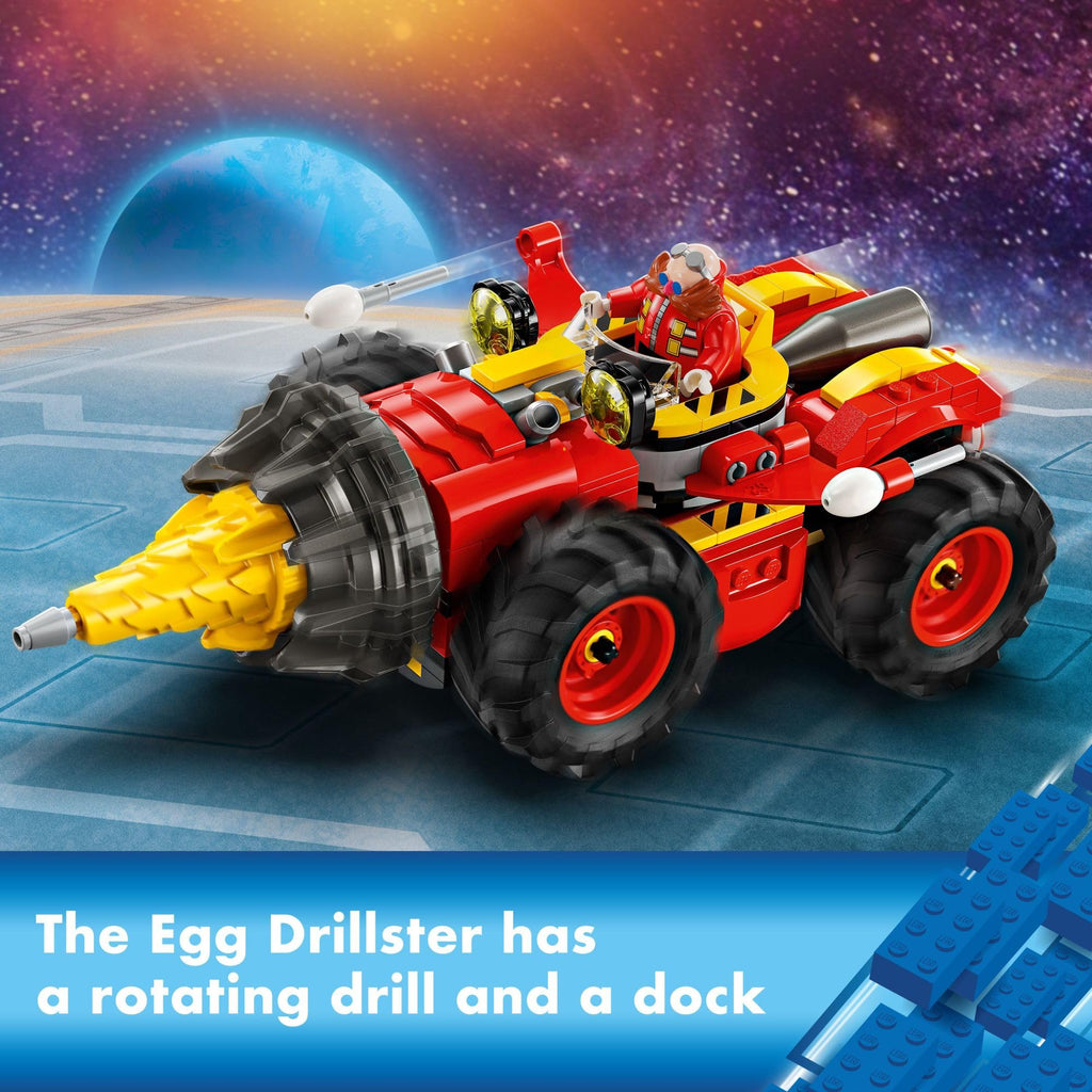LEGO Sonic the Hedgehog: Super Sonic vs. Egg Drillster Gaming Toy with Shadow and Dr. Eggman, Toy Building Set for Boys and Girls Ages 8 and Up, 76999