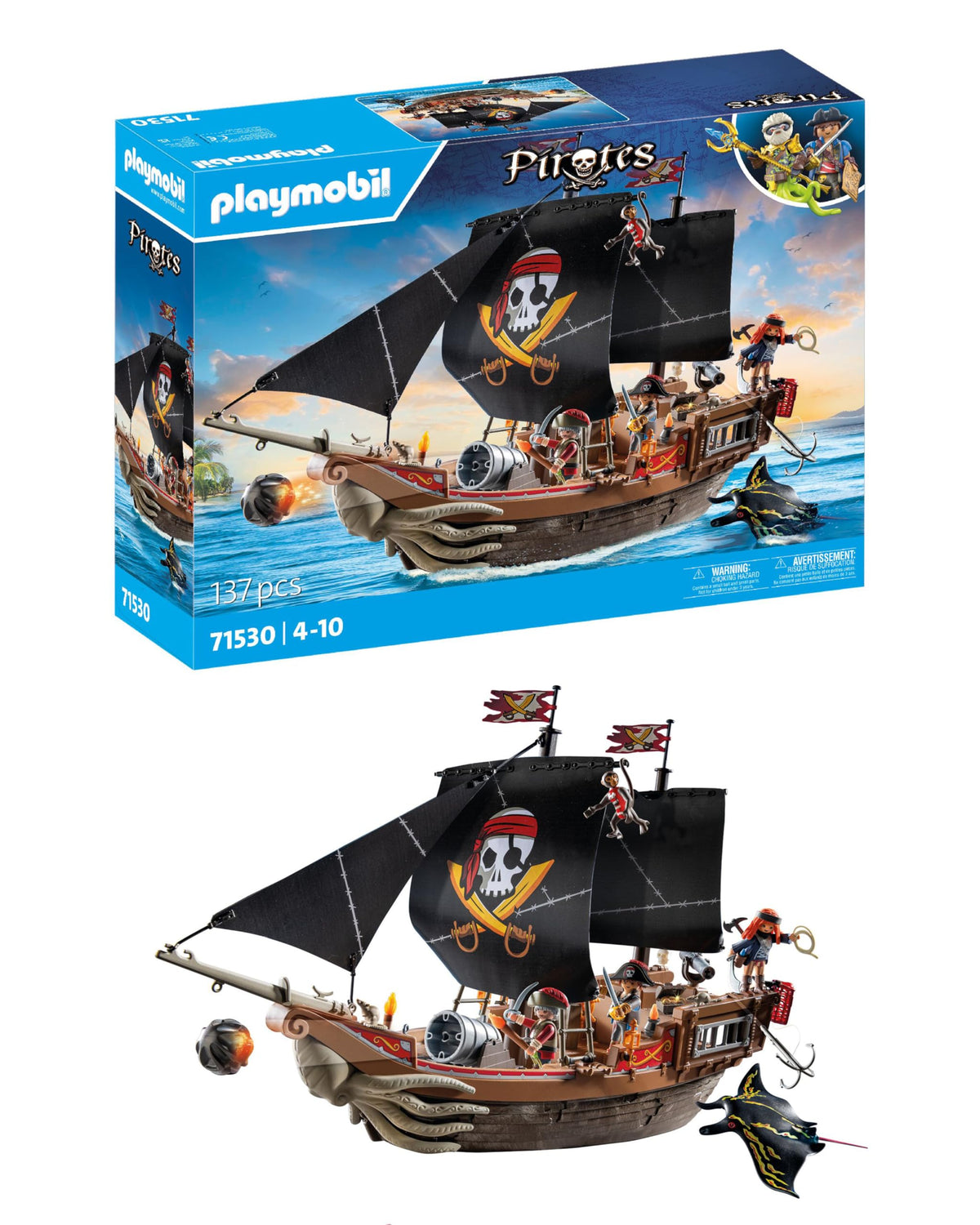 Playmobil Pirates: Large Pirate Ship