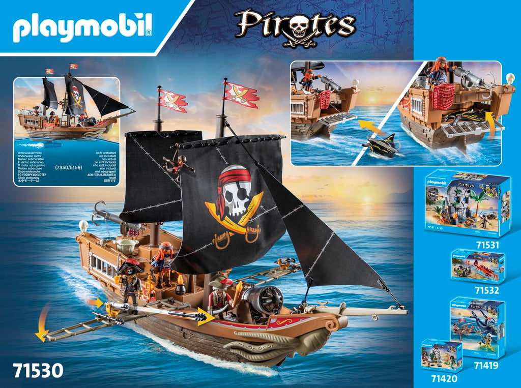 Playmobil Pirates: Large Pirate Ship