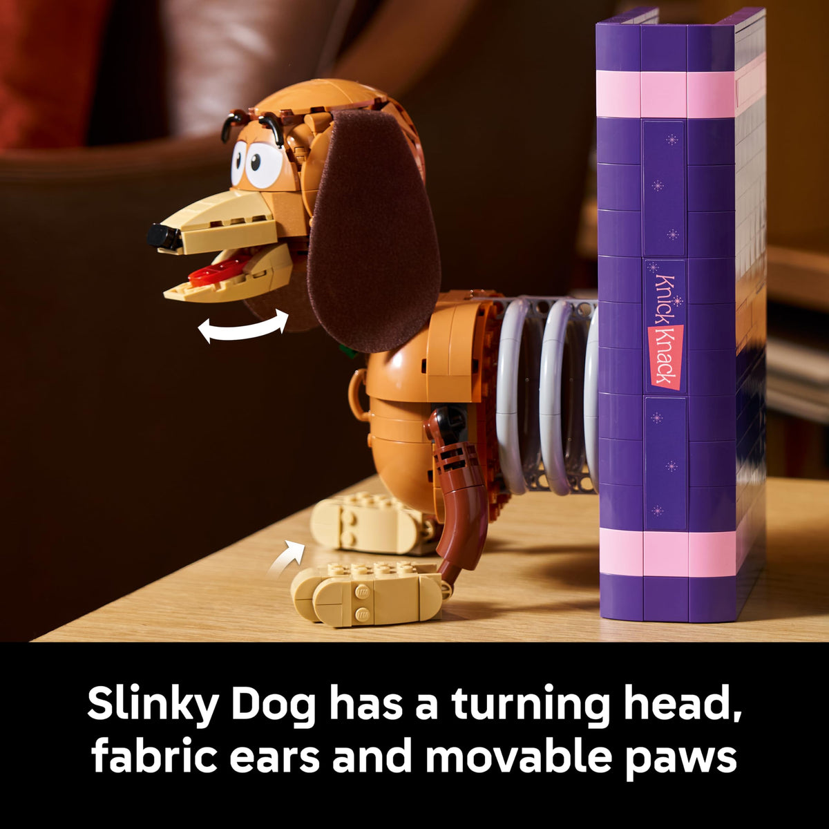 LEGO Disney and Pixar Toy Story Slinky Dog Bookends 43301