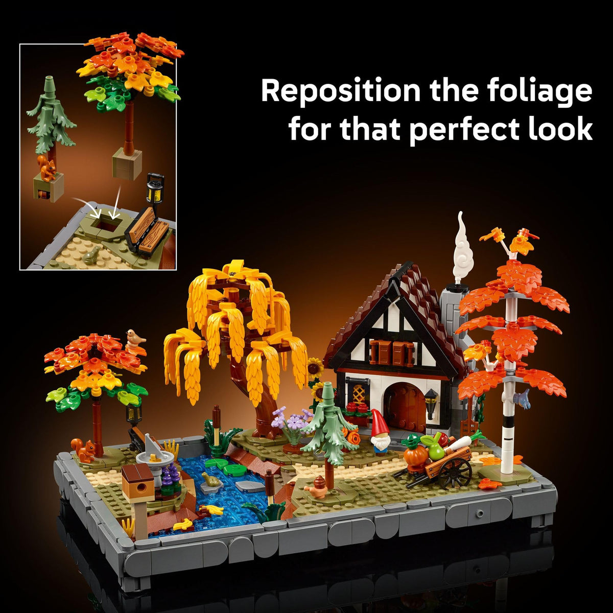 LEGO Icons Autumn Cottage Garden 11372