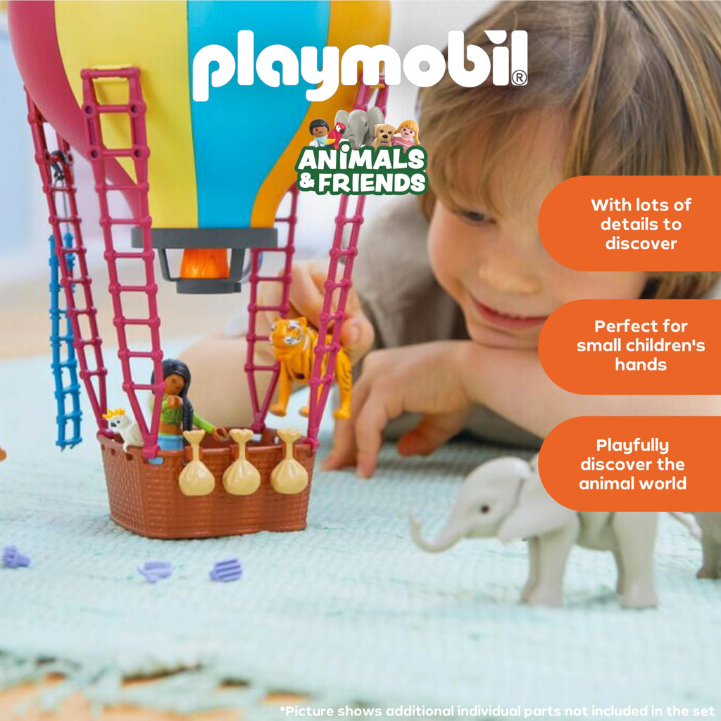 Playmobil | Animals & Friends | Balloon Journey | Toy from 4 Years | Gift for Children | Encourages Creativity & Imagination | Balloon as Decoration to Hang up | 71853