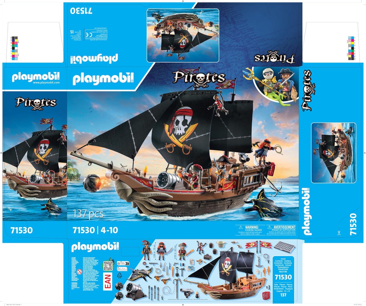 Playmobil Pirates: Large Pirate Ship