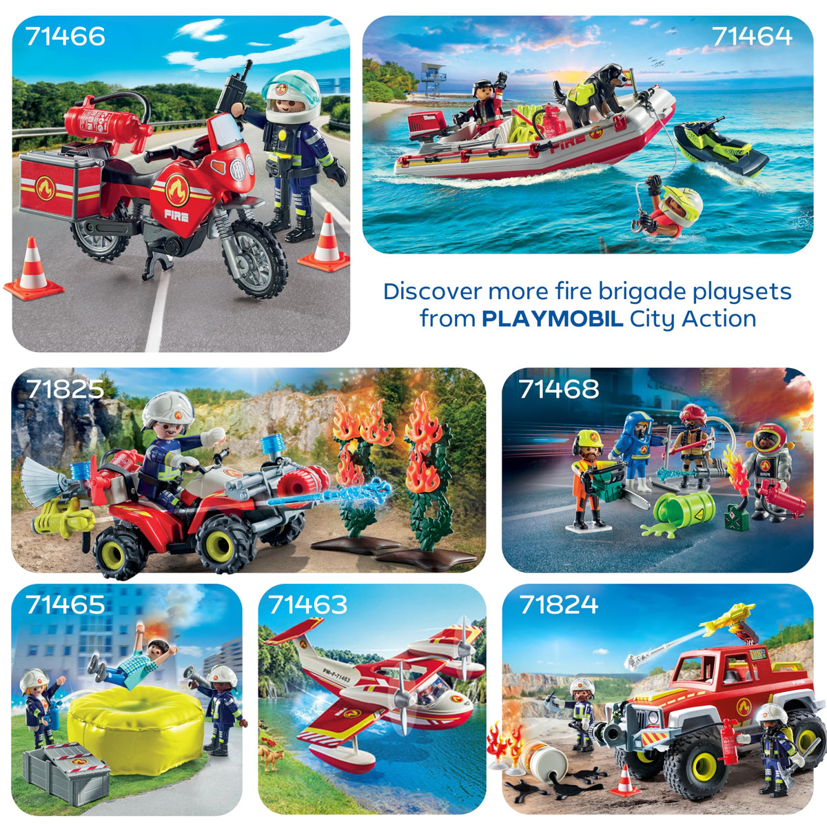 Playmobil Fire Truck with Accessories and 2 Figures