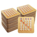 GSE Bingo Game Cards, 200-Pack Reusable Shutter Bingo Cards