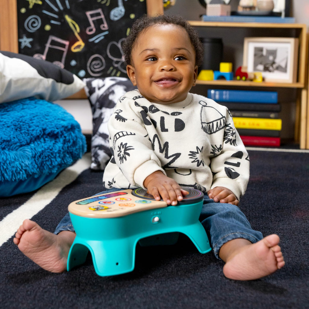 Baby Einstein + Hape DJ Discovery Musical Toy Turntable, Ages 6 Months and Up