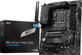 MSI PRO B760-P WiFi DDR4 ProSeries Motherboard - Supports 12th/13th/14th Gen Intel Processors, LGA 1700, DDR4, PCIe 4.0, M.2, 2.5Gbps LAN, USB 3.2 Gen2, HDMI/DP, Wi-Fi 6E, Bluetooth 5.3, ATX
