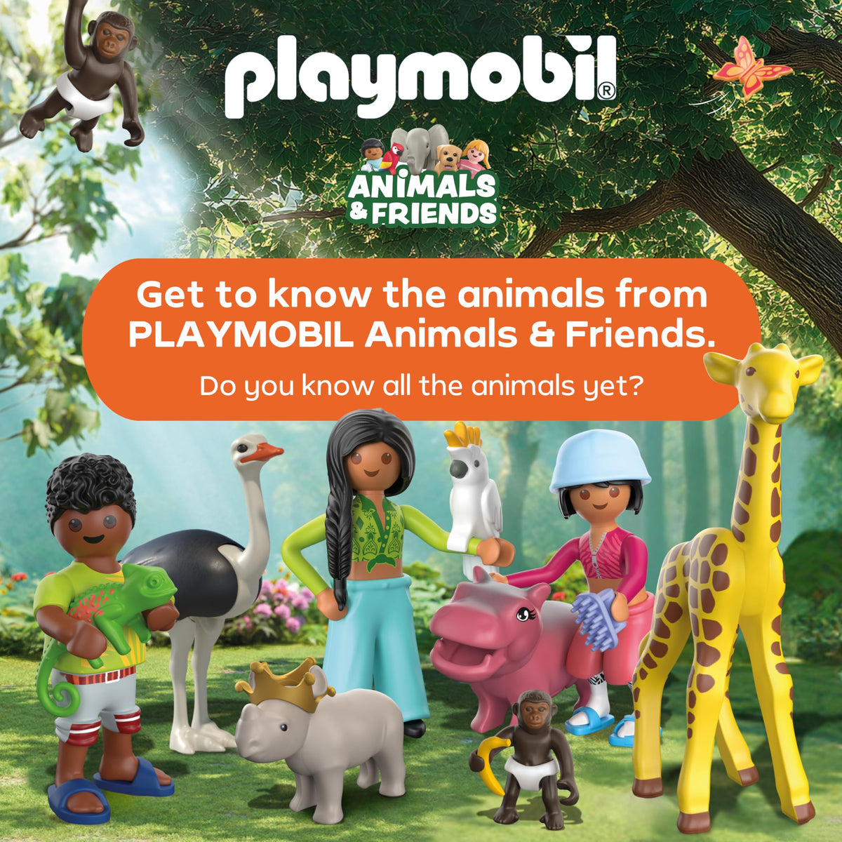Playmobil | Animals & Friends | Balloon Journey | Toy from 4 Years | Gift for Children | Encourages Creativity & Imagination | Balloon as Decoration to Hang up | 71853