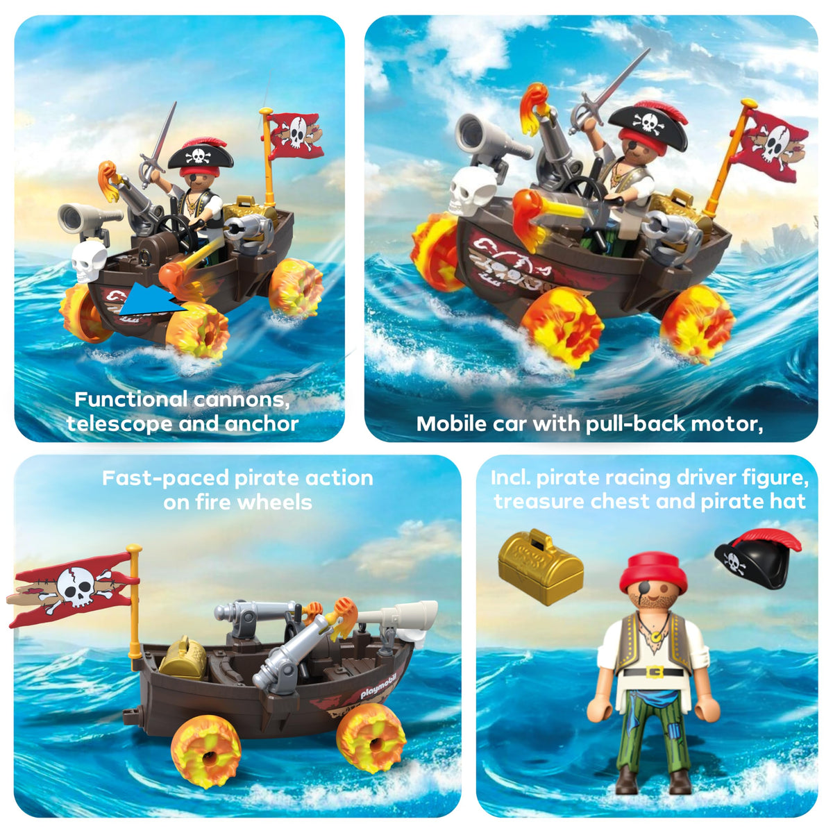 Playmobil Racing Pirate Boat