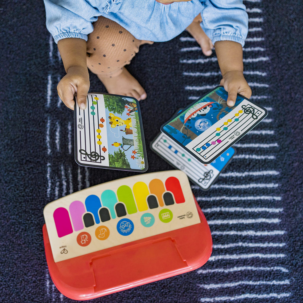Baby Einstein Cal’s First Melodies Magic Touch Wooden Piano Musical Baby Toy, Ages 6 Months +